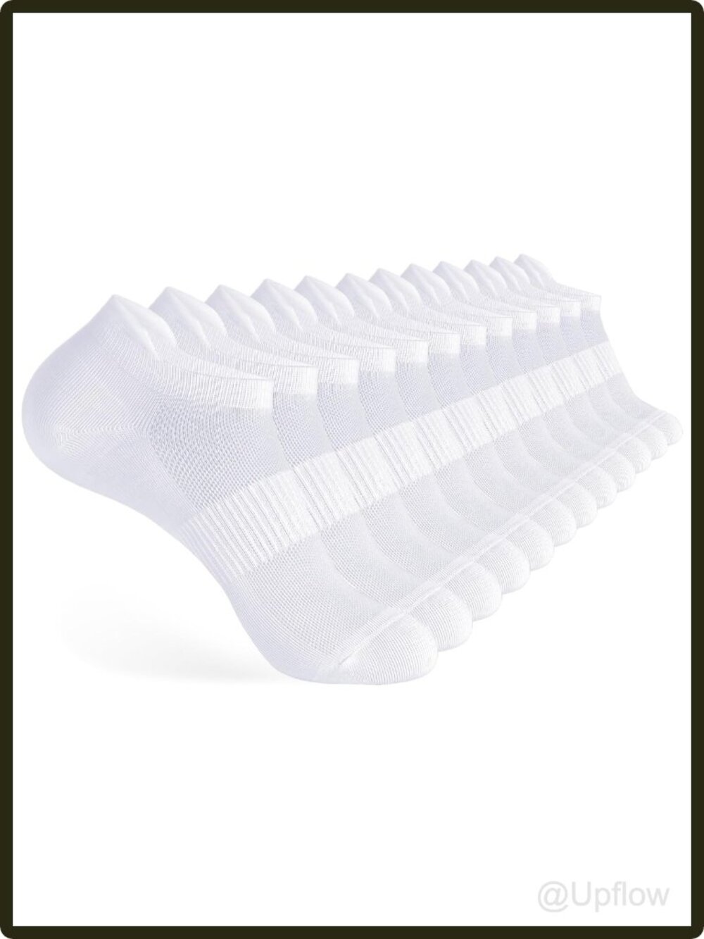Women's Cotton Ankle No Show Socks 12 Pair Low Cut Athletic Running
